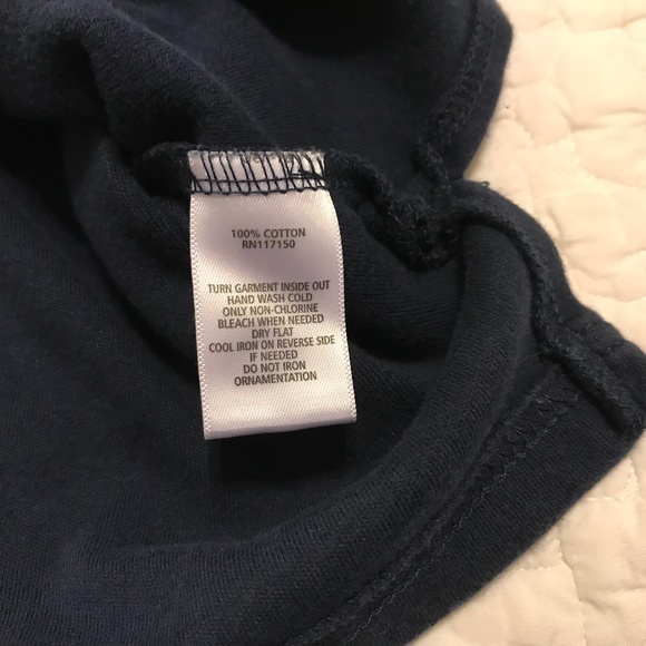 QF navy blue holiday 3/4 sleeve top with 3 blingy candles — sparkly! (2X) - Picture 9 of 16